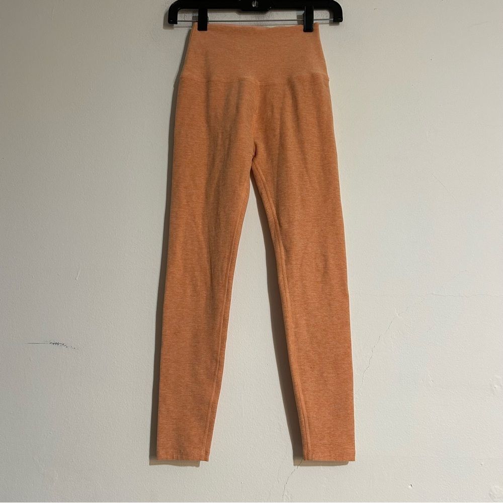 Beyond Yoga Peach Orange Spacedye Caught in the Midi Leggings XS Workout Casual